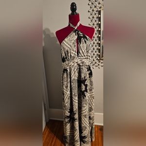 Forever 21 black & white halter sundress NWT size 0X